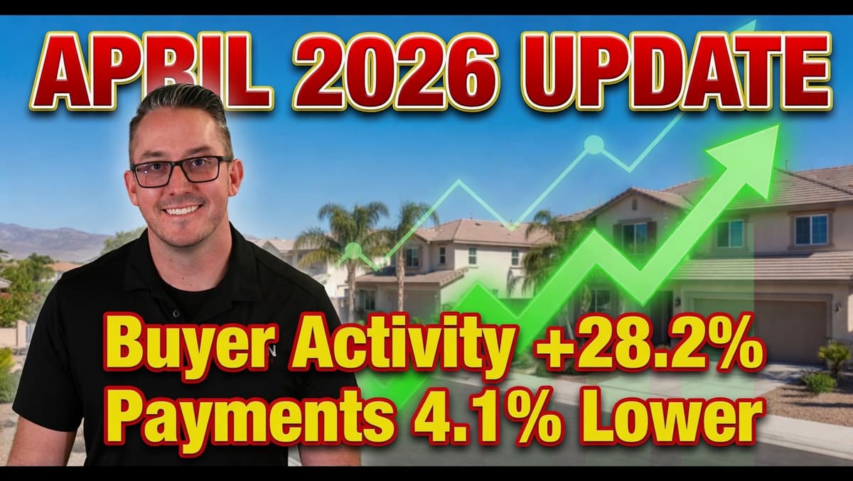 Lancaster CA real estate market recap video thumbnail April 2026, Antelope Valley